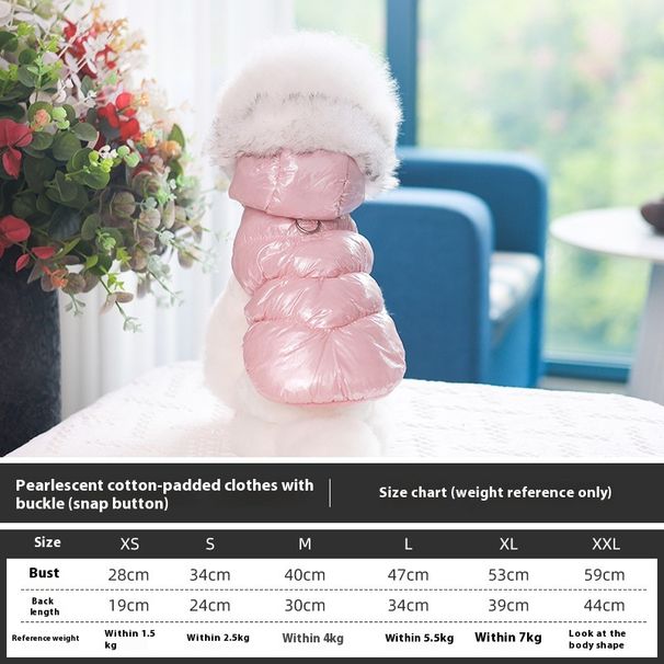 Uued sügis- ja lemmikloomavest kassi talve puuvillased koerariided_voghion.com