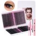 800 - Cluster Single - Cluster Segmented False Eyelash Book Set, European And American Style, Natural Curl, 9 - 16mm, For Eyelash Extension_voghion.com