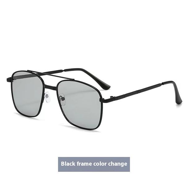 Nei Box Duebelstrahl polariséiert Sonnebrëll Männer photochromesch Nuetssichtbrëll Fuer- a Reidenbrëll_voghion.com