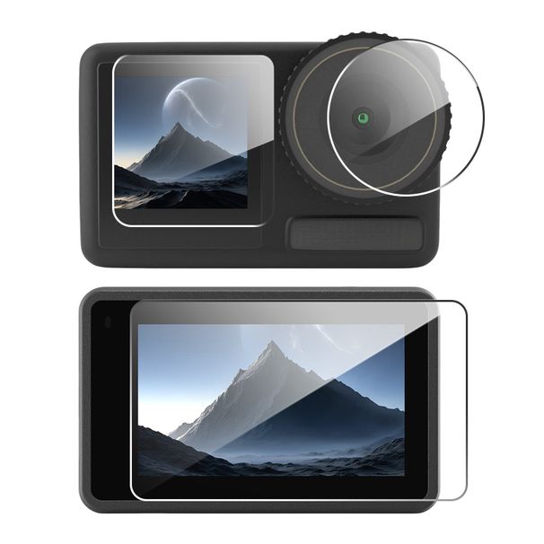 HD Screen Protector For DJI Osmo 5 Pro Action 4 3 Ultra-Clear Tempered Glass Camera Lens Protective Film Accessories_voghion.com