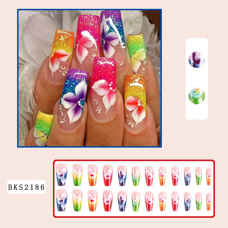 European and American Fashion Wearable Armor Colorful Flower Armor Sheet Explosive Sparkling Powder Wearable Armor_voghion.com