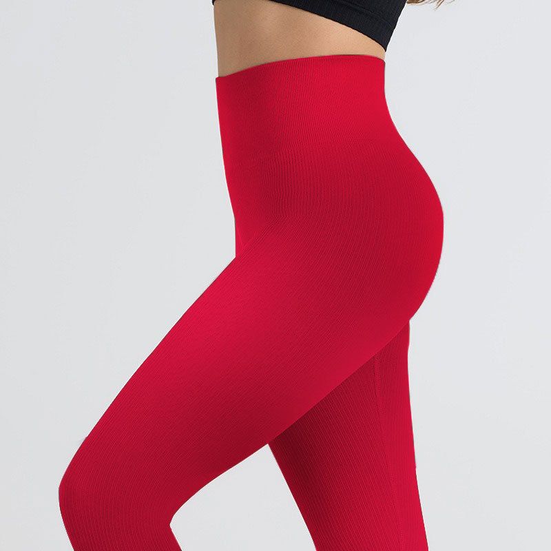 Seamless High-Waisted Yoga Pants For Women – Butt-Lifting, No Front Seam, Breathable & Stretchy Workout Leggings For Plus Size_voghion.com
