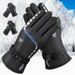 Gants de ski d'hiver unisexes pour hommes, plus velours épais, protection contre le froid, chaud, extérieur, équitation, moto, alpinisme, écran tactile, étanche_voghion.com