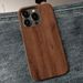 Leilock For IPhone Apple 14PROMAX Mobile Phone Case 11PRO/XR/15 Film Tide Dark Wood Grain_voghion.com