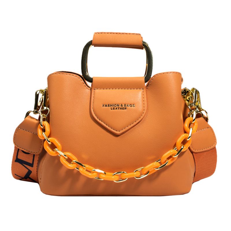 Bag Female Design Niche Chain 2023 New High-end All-match Bucket Bag Messenger bag shoulder handbag_voghion.com