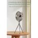 Mini Portable Cooling Fan 360 Degree Rotating 3 Speed Wireless Remote Control Air Cooler With Tripod Black_voghion.com
