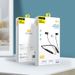 Słuchawki douszne NeoGear z silikonową opaską na szyję, podwójne słuchawki do biegania, długa żywotność baterii, muzyka, połączenia, inteligentny Bluetooth_voghion.com