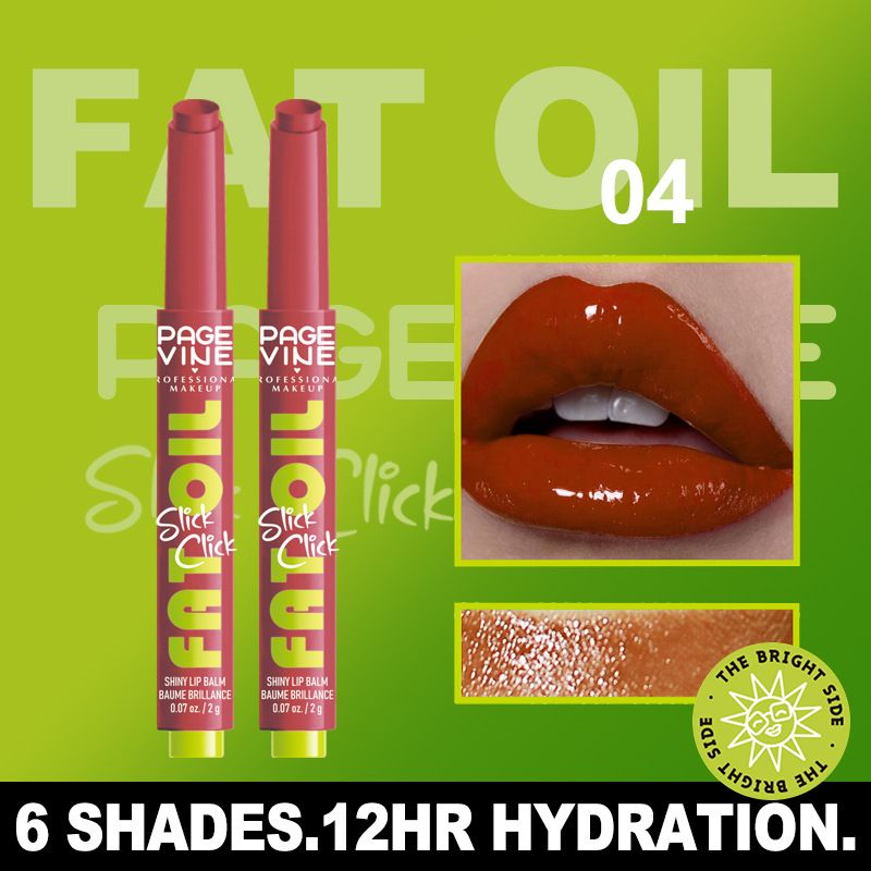 Beauty & Health PAGE VINE Pressed Lipstick Solid Water Gloss Lip Gloss Mirror Lip Glaze Lipstick Multi Color Lipstick Lip Oil_voghion.com