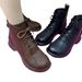 2025 Autumn New Short Thick Sole Martin Casual Lace-up Ankle Boots Low Heel Fleece Women's Shoes_voghion.com