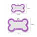 Médailles pour chien double face en alliage de zinc par PawParty Store_voghion.com