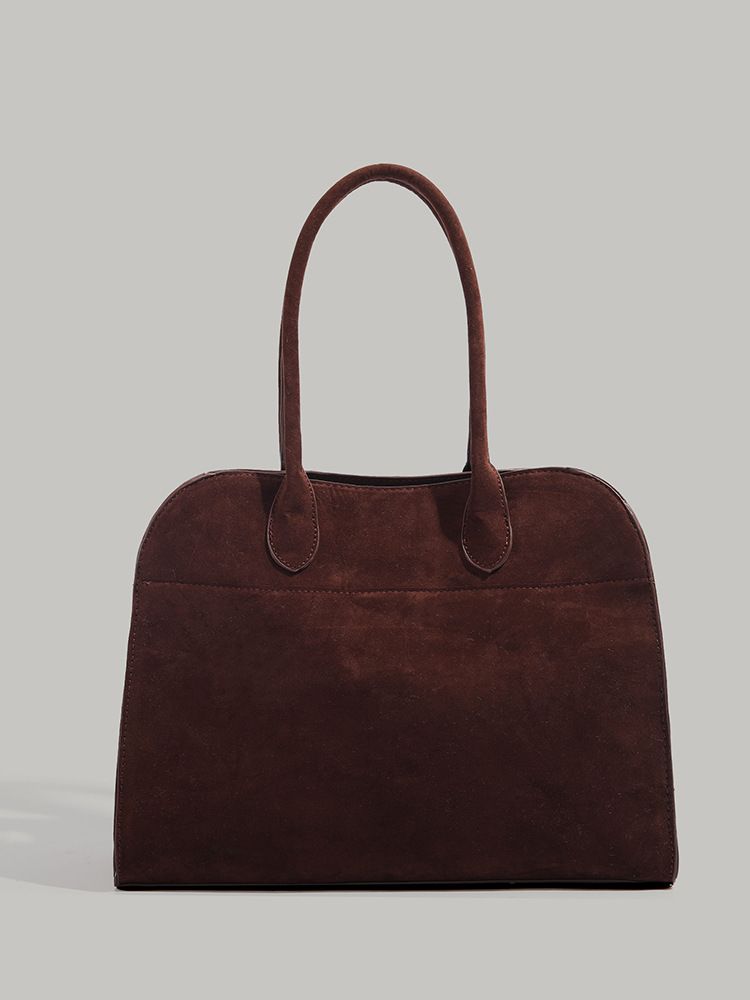 2025 Neue große Kapazität Handheld Tote High-End Wildleder für Frauen Pendler Mode Umhängetasche_voghion.com