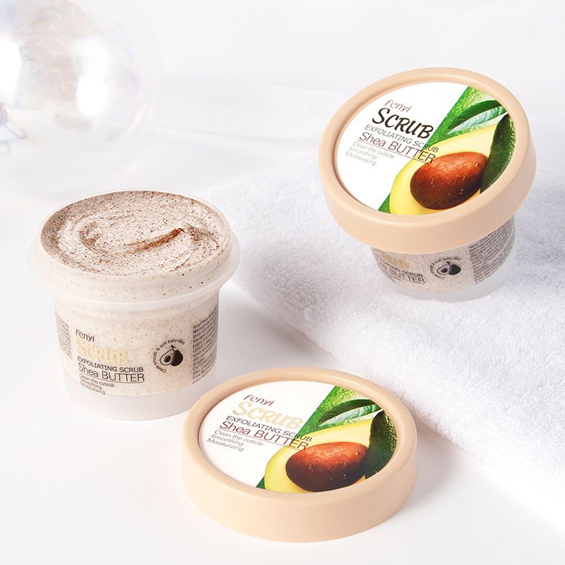 Fenyi Sheabutter Leichtes Körperpeeling 100g Peeling Reinigung Poren Englische Verpackung_voghion.com