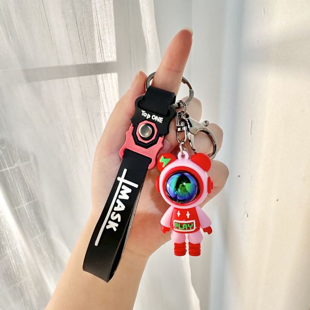 Portachiavi per auto con ciondolo a forma di coppia di orsi con fulmini, alla moda, piccolo regalo._voghion.com