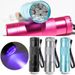 Mini UV Gel Nail Dryer Portatile Torcia Acrilica UV Gel Nail Art Lampada Macchina di Polimerizzazione 12pcs LED Luce Lampade in Resina Strumenti per Manicure_voghion.com