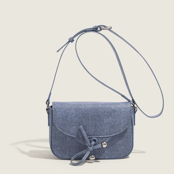 2024 Nuovo Cowboy Bowtie Strap Crossbody per le donne, borsa da donna in stile occidentale unica, borsa quadrata piccola avanzata e anti-età_voghion.com