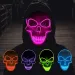 Halloween Horror Skull Mask - LED Cold Light Luminous, Cosplay Prop, Party Decoration, Spooky Glowing Skull Masks For Halloween_voghion.com