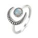【Same Low Price】Creative Ins Cold Style Trendy Women's Moon Sun Adjustable Moonstone Ring Elegant Jewelry_voghion.com