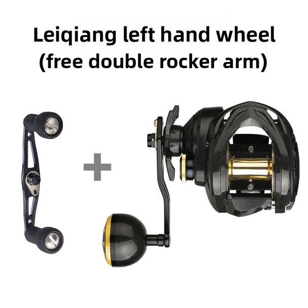 Chilun Leiqiang Black Special Water Drop Wheel Lure Big Fish Ultra Long Casting Giant Anti-explosion Line Left And Right_voghion.com