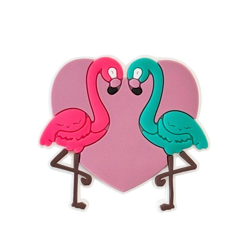 Söta Catone Flamingos Serie Skor Blommig Skospänne Personlighet DIY Skotillbehör Dekorativt Spänne_voghion.com