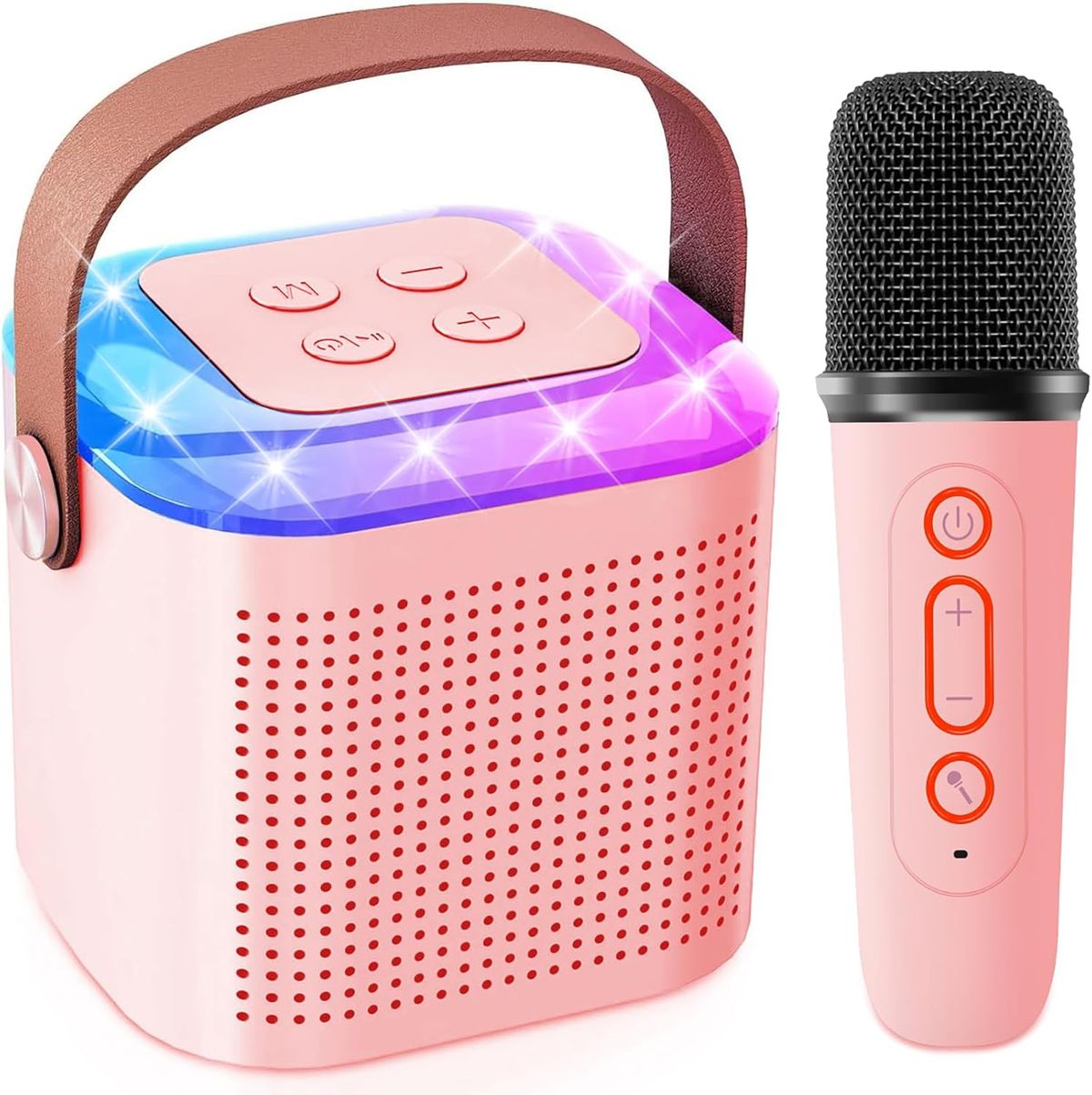 Mini macchina per bambini, regalo di Natale e compleanno per bambine dai 4 ai 12 anni, divertente giocattolo con microfono per karaoke, Bluetooth portatile_voghion.com