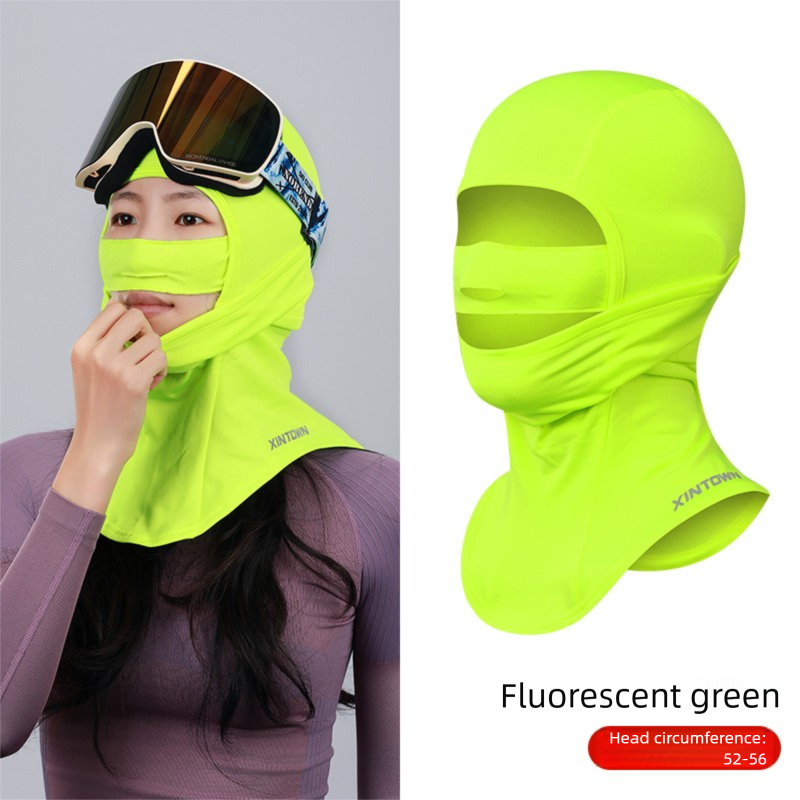 Dwuwarstwowa maska narciarska i snowboardowa Xingheng Outdoor, jesienno-zimowa, ciepła, chroniąca szyję, odporna na zimno, cienka, polarowa_voghion.com