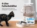 BALOU Futterautomat Für Katzen & Hunde (4L Behälter, automatischer Futterspender für Trockenfutter, Fütterung nach Zeitplan, LED-Anzeige, Tasten_voghion.com