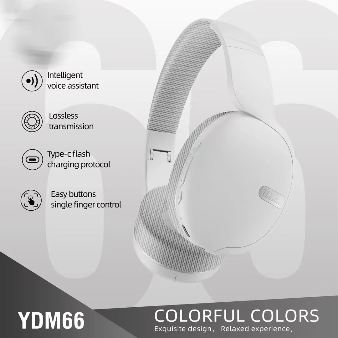 YDM66 Bluetooth-headset trådlöst batteritid Superlång brusreducerande headset headset_voghion.com