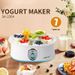 EU 7-Cup 1200ML Ice Cream Maker - Milkshake Jam Yogurt Pudding Machine_voghion.com