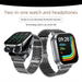 Hui Mingpin TWS Bluetooth Earbuds 2-in-1 Binaural Monitoring Bracelet Noise Cancelling Call Sports Smart Watch_voghion.com