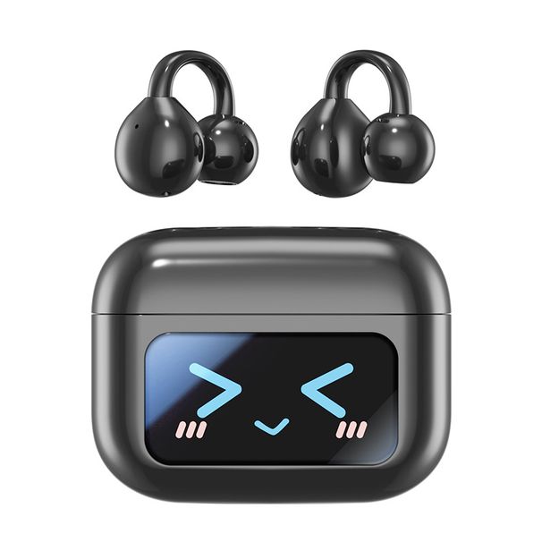 Νέα ασύρματα ακουστικά Bluetooth Mini Digital Display Clip On Wireless Sports Smart Ai Translation Bluetooth Headset_voghion.com