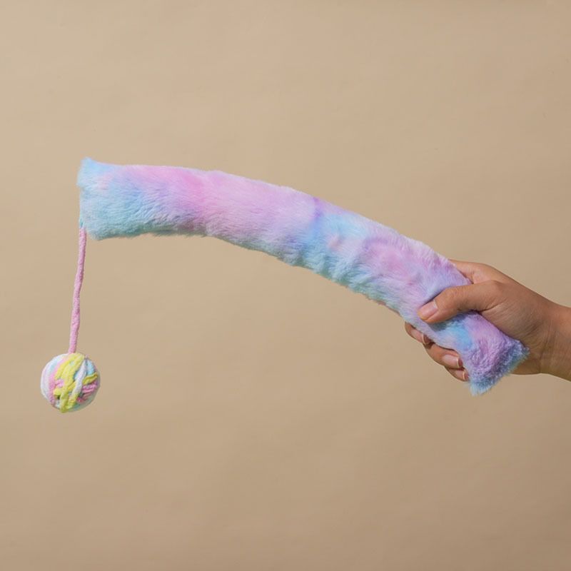 Giocattolo con erba gatta, campanellino, palla, cuscino di peluche interattivo, da masticare, dentizione, intrattenimento autonomo, rompicapo per gatti_voghion.com