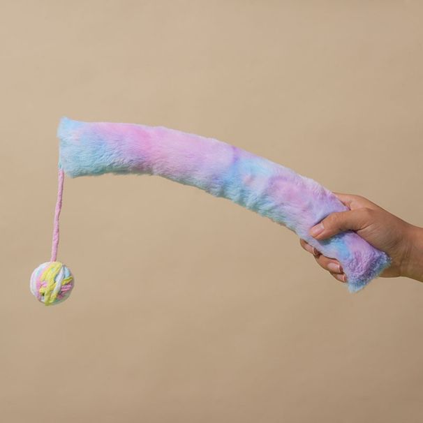 Giocattolo con erba gatta, campanellino, palla, cuscino di peluche interattivo, da masticare, dentizione, intrattenimento autonomo, rompicapo per gatti_voghion.com