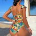 Women's Clothing Two Piece Swimsuit Women Sexy Ruffled Backless Bikini_voghion.com