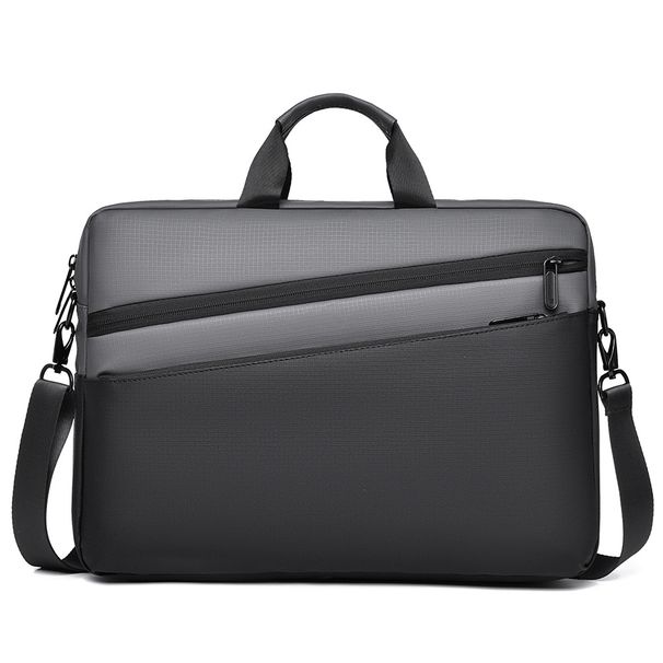 Sacs à bandoulière en PVC de haute qualité pour affaires, porte-documents tendance, sacs à main de bureau pour ordinateur portable de 15 à 17 pouces_voghion.com