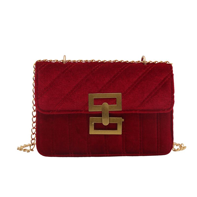 Women's Bags Fashion Retro Personality Chain Women's Bag Spring New Texture Small Square Bag Stylish Commuting Shoulder Messenger Bag_voghion.com