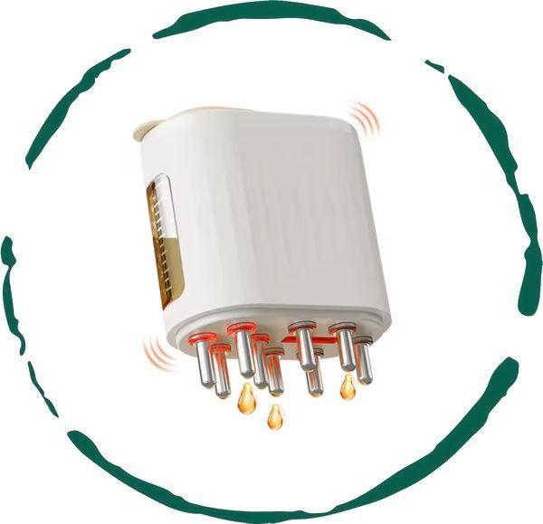 Electric Oil Applicator Scalp Massager 2 In 1._voghion.com