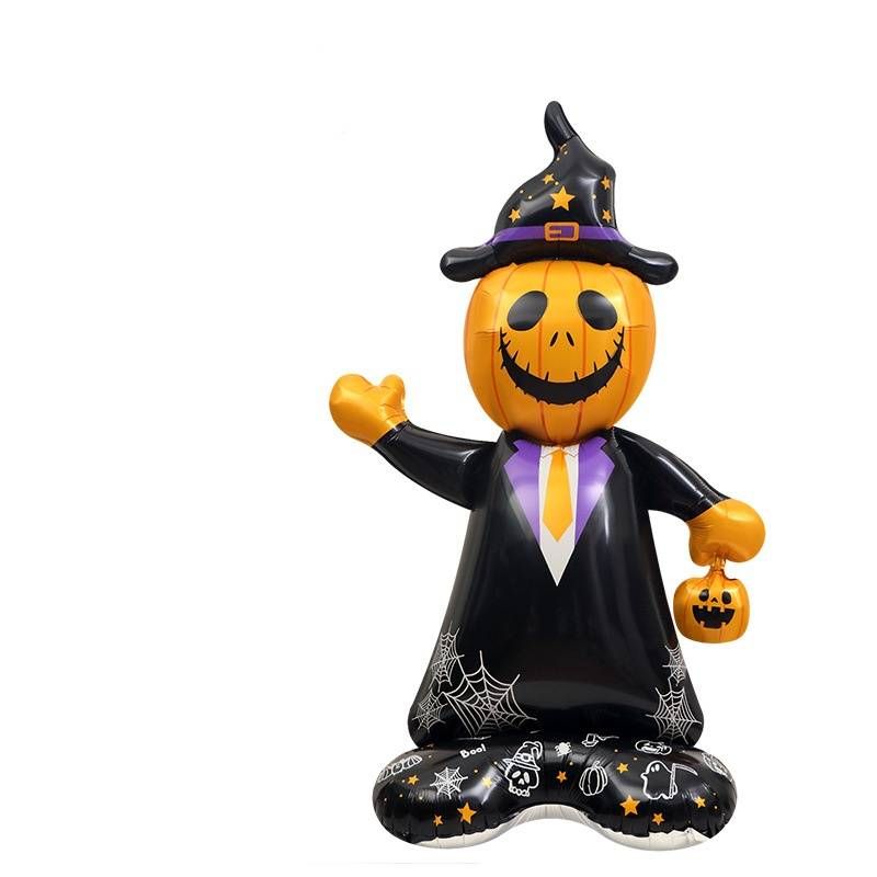 Spot Halloween ukrasni rekviziti igračke balon 4D stojeća vještica mrtvo drvo bundeve u obliku crtanog balona super veliki_voghion.com
