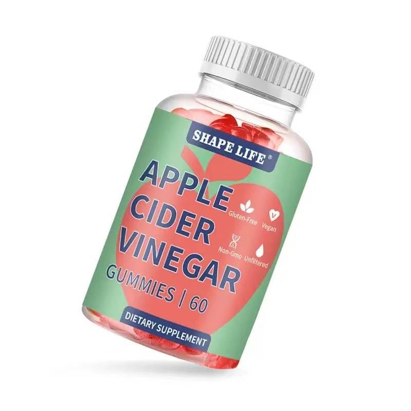 Shape Life Detox Cleansing Jablečné octové gumové bonbóny pro zvýšení energie a zdraví_voghion.com