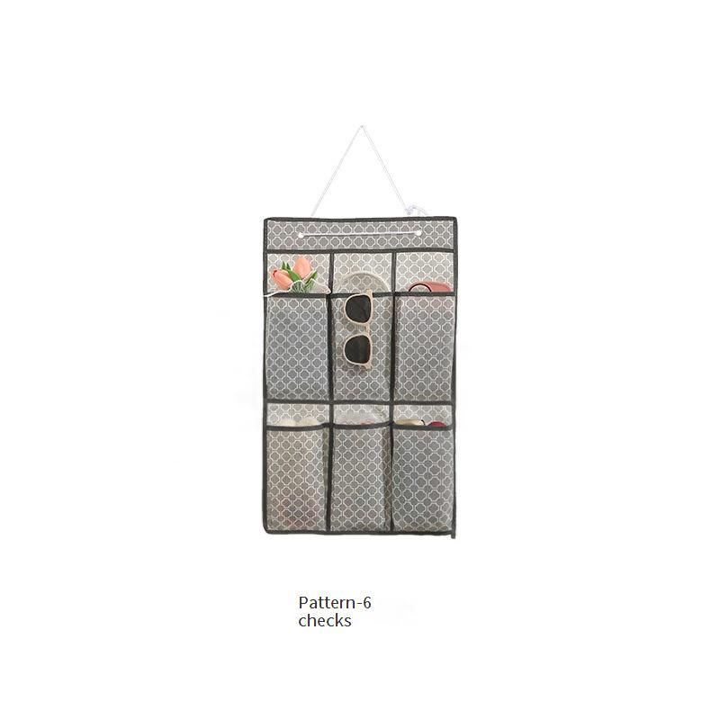 Foldable Hanging Storage Organizer - Multi-Pocket Door Hook Bag For Shoes, Accessories & Small Items_voghion.com
