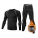 Men’s Thermal Fleece-Lined Leggings – High-Stretch Winter Running Pants, Warm Gym Training Base Layer Set (S-4XL)_voghion.com