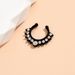 Nasenring ohne Loch, Nasenstecker ohne Stanzen, nicht perforierter U-förmiger Nasenclip, Piercingschmuck, Nasenring ohne Loch_voghion.com