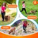 Outdoor Running Reflective Dual Retractable Dog Chain Leash Pet Supplies_voghion.com