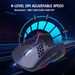 New 2.4G RGB Glowing Wireless Gaming TYPE-C Charging Mouse 750mah_voghion.com