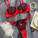 Intimo da donna, nuovo set di biancheria intima con tre punti di sutura sexy in rete e ricamo prospettico, pantaloni da donna a T, tentazione_voghion.com