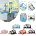 5pcs/set Large Capacity for Mom Travel Stroller Organizer Baby Diaper Mummy Maternity Newborn Accessories Bag_voghion.com
