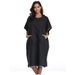 Poncho con cappuccio in microfibra ad asciugatura rapida - Leggero e assorbente per spiaggia, piscina, palestra e viaggi, accappatoio multiuso._voghion.com