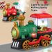 Interactive Steam Train & Dinosaur Toy Set – LED Lights, Music, Spray Mist & Motion Sensor Control (Educational Electric Toy For Kids 4-6 Years)_voghion.com