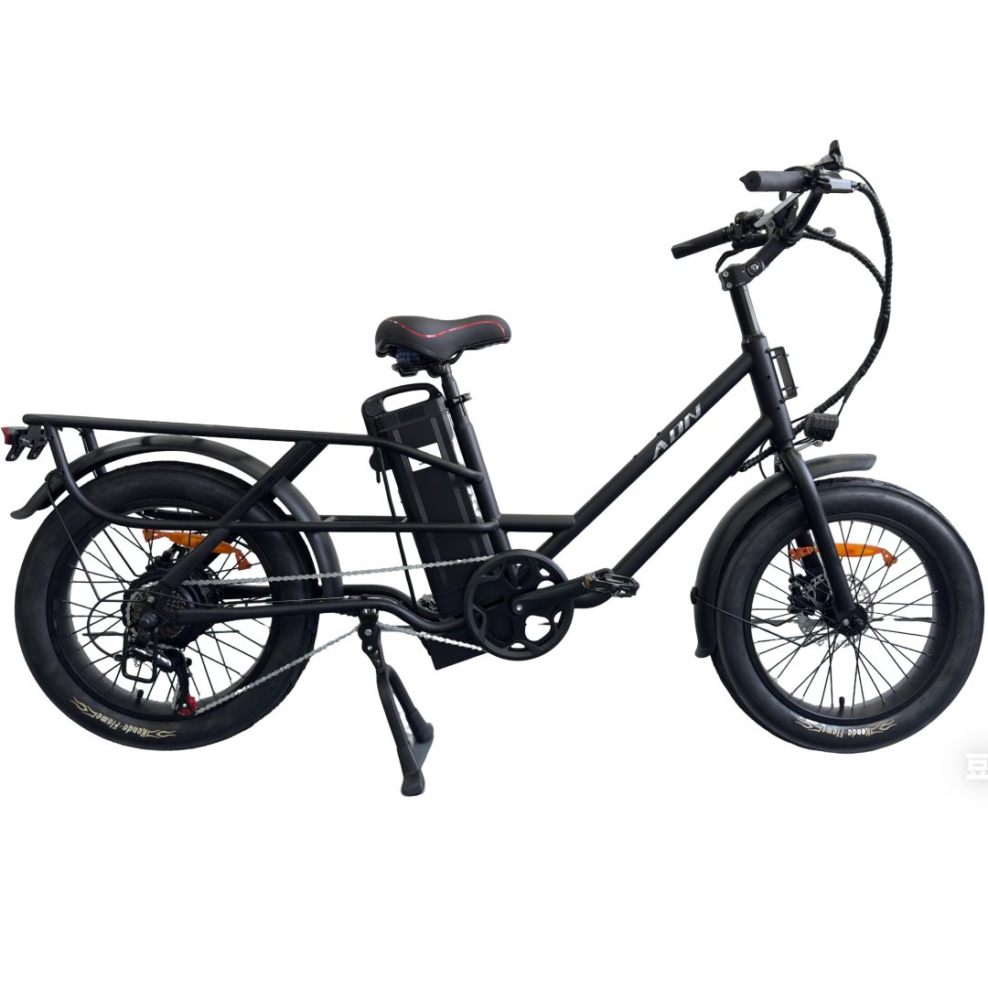 Bici elettrica da carico ADN K750 con cestino, 750 W, 48 V, 20,8 Ah, pneumatici da 20 pollici, freno a disco a pressione dell'olio, e-bike a 7 velocità_voghion.com