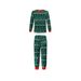 2025 Autumn Winter Family Couple Christmas Fun Print Loungewear Pajamas Parent-Child Matching Set Cozy Homewear_voghion.com