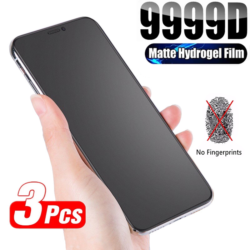 1-3 pellicola idrogel opaca per iPhone 11 12 13 Pro Max mini salvaschermo opaco per iPhone X XR XS Max 6 14 7 8 Plus SE_voghion.com